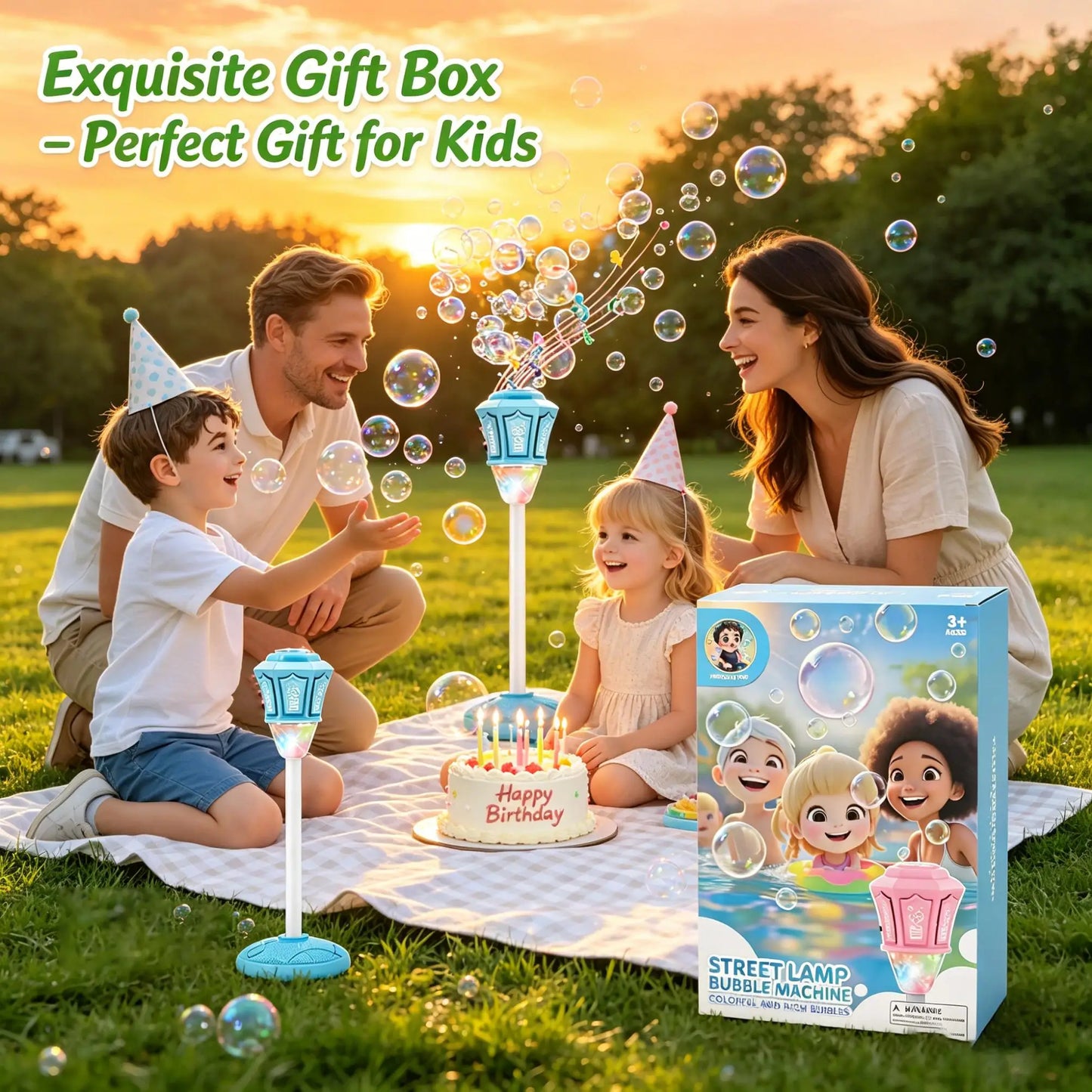 Electric Bubble Toy Set