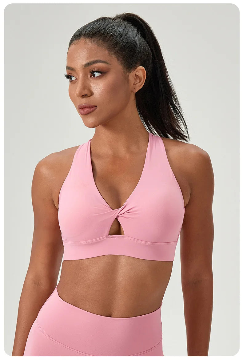 Yoga bra detachable padding quick-drying
