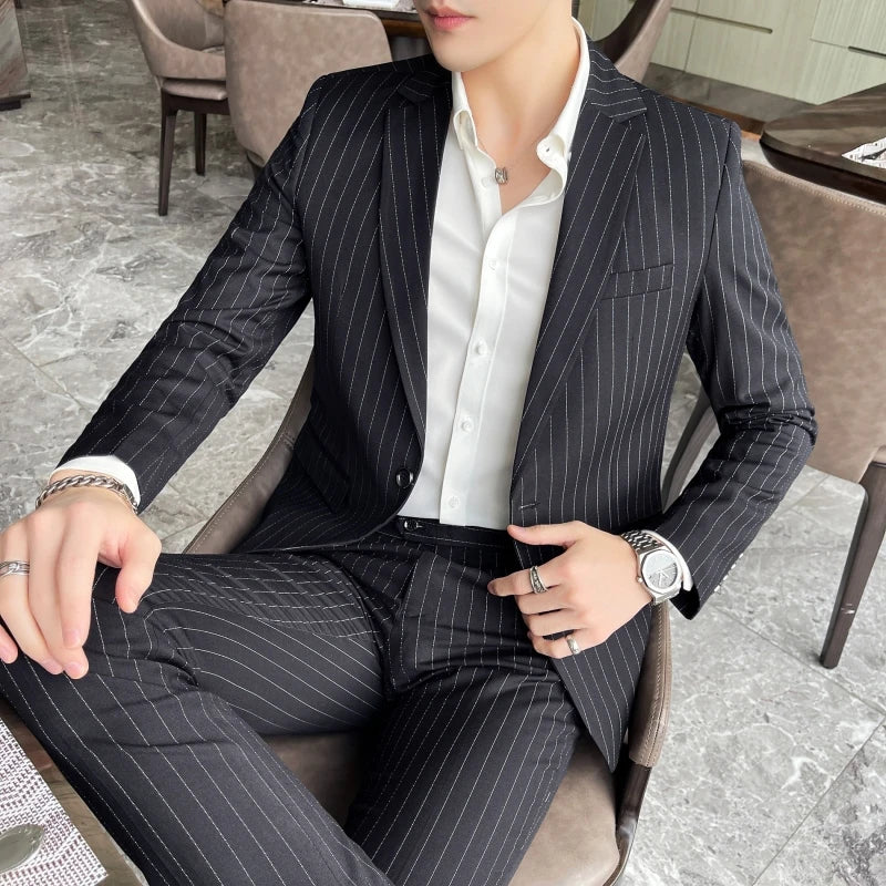 Slim Fit Two-Piece Spring Suit