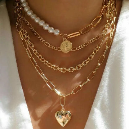 Multilevel Hip Hop Necklace
