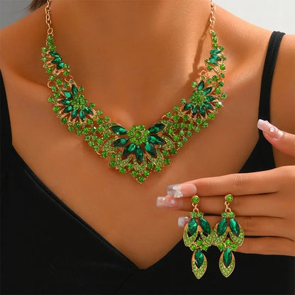 Flower Jewelry Set
