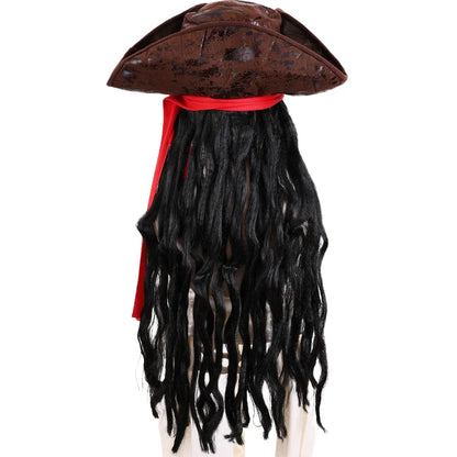 Pirate Hat and Wig Set