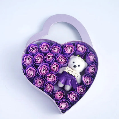 Romantic Soap Rose Box