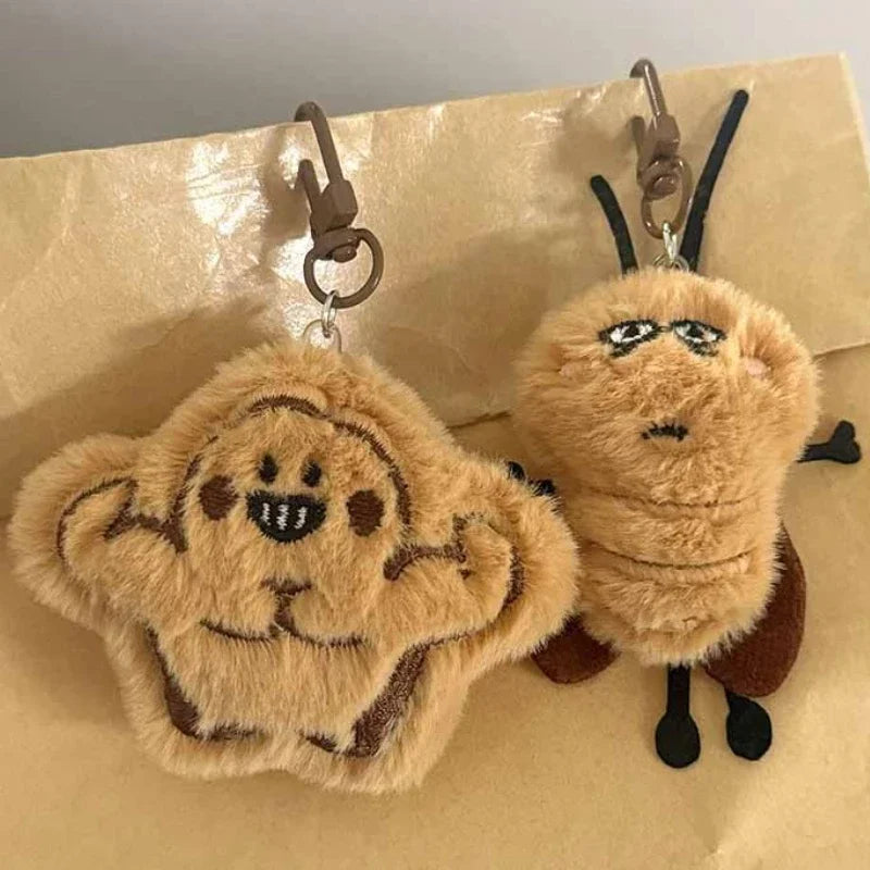 Cute Cockroach Plush Keychain Stuffed