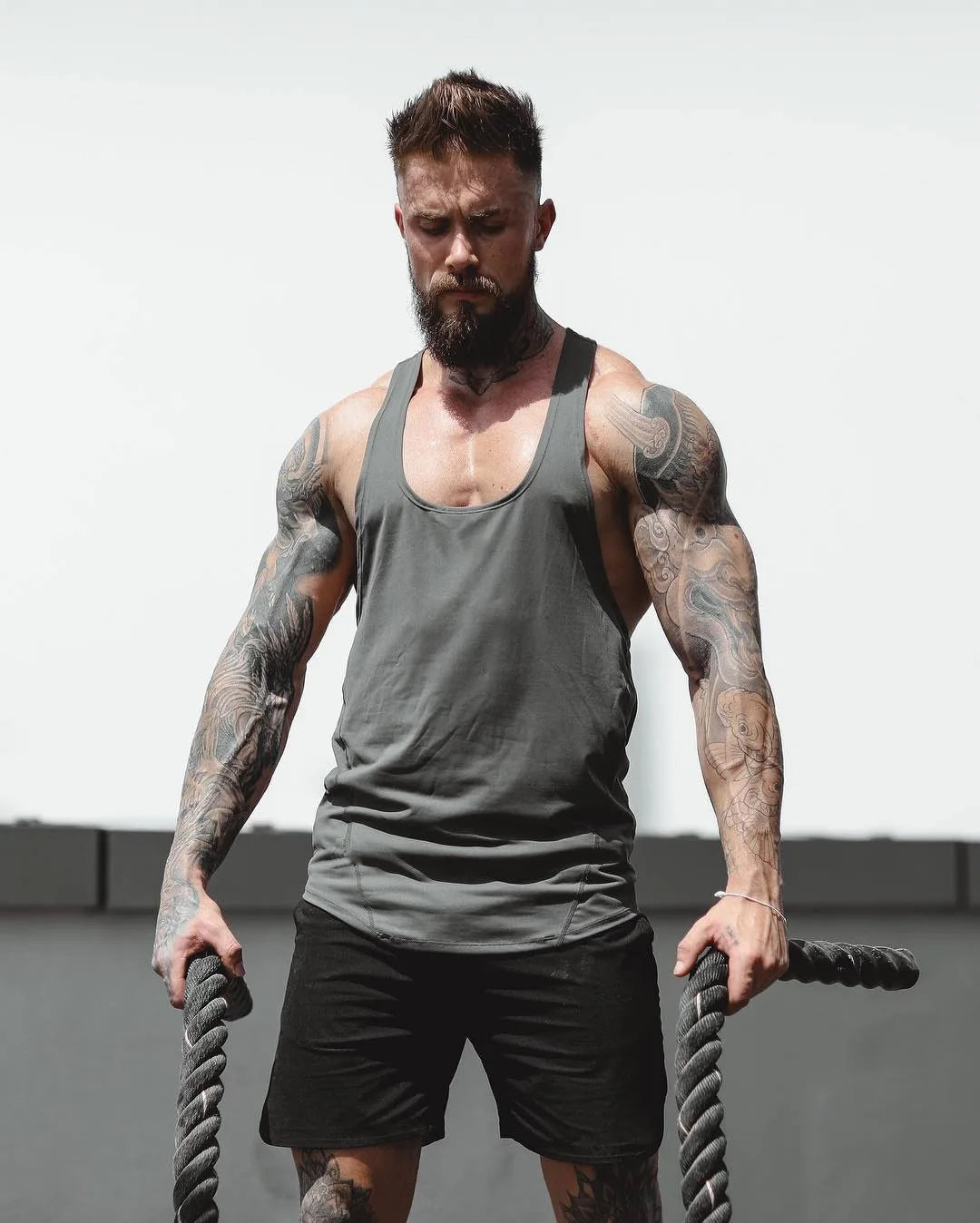 Men’s Gym Stringer Tank Top