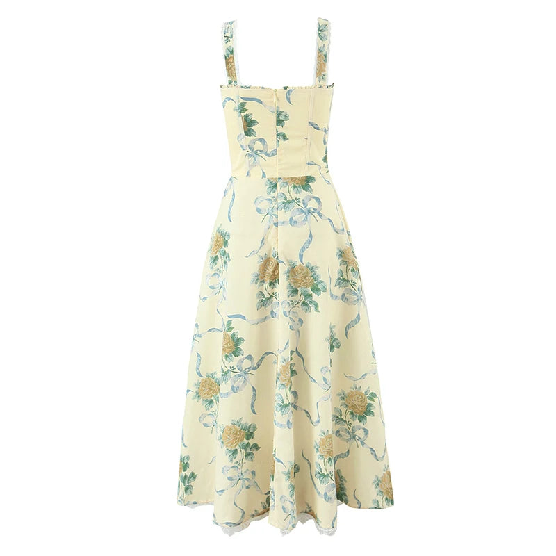 Spaghetti Strap Midi Dress