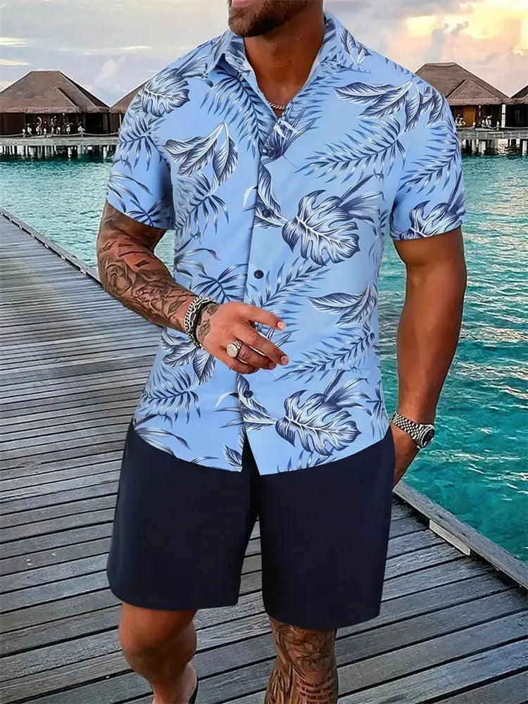 3D Print Hawaiian Shirt Set