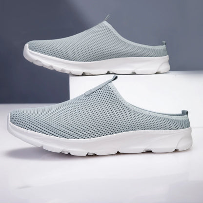 Breathable Mesh Half-Slipper Shoes