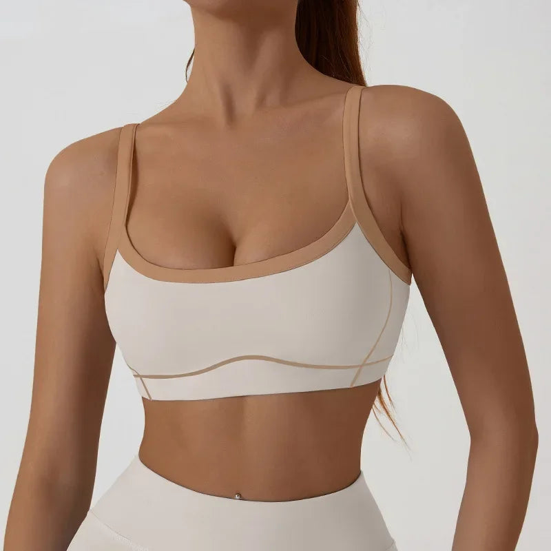 Yoga Sports Bra Color Clashing