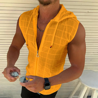 Men's Beach Hooded Tank