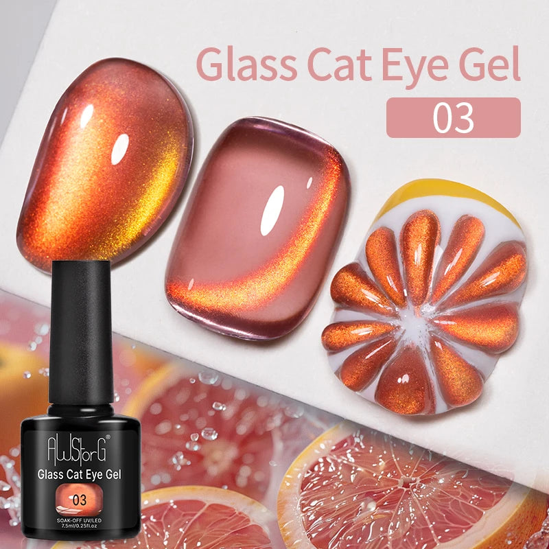 Pink Cat Eye Gel Polish