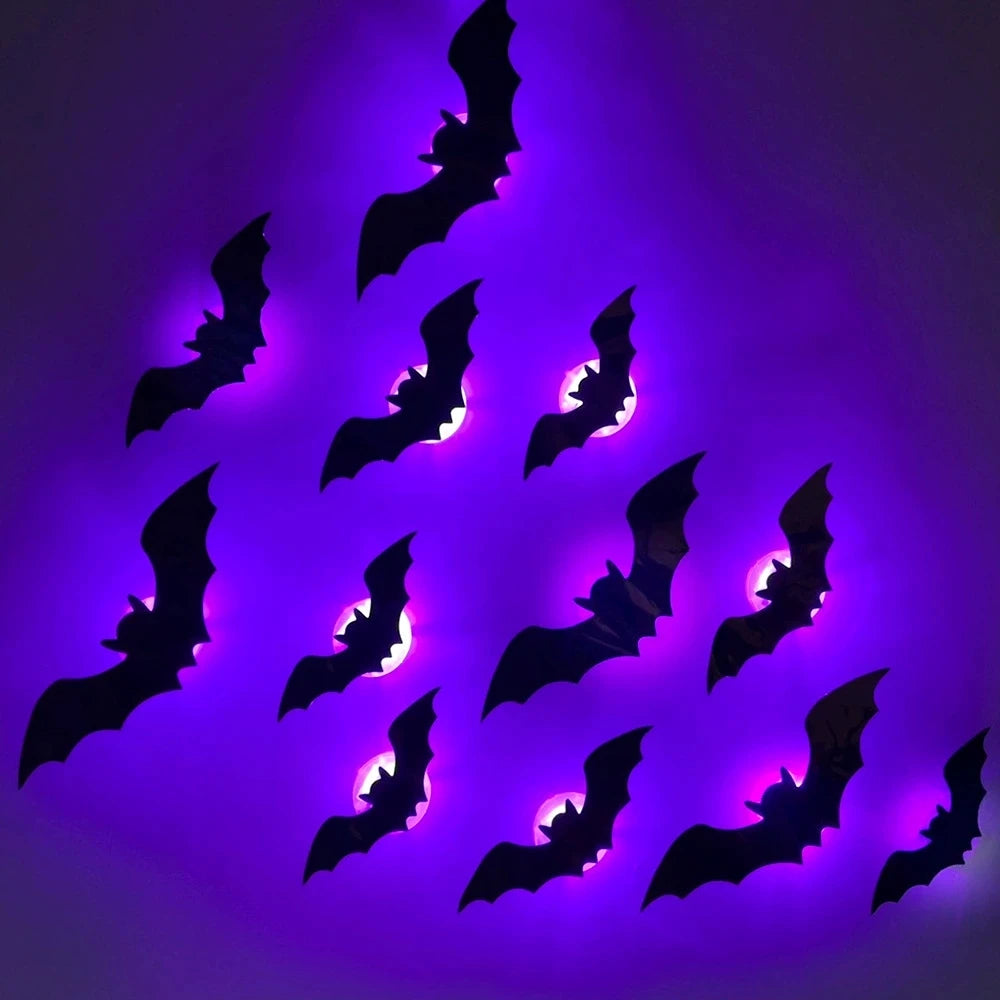 3D Bat LED Night Light Decal