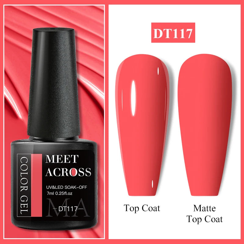 MEET ACROSS Matte Gel Polish