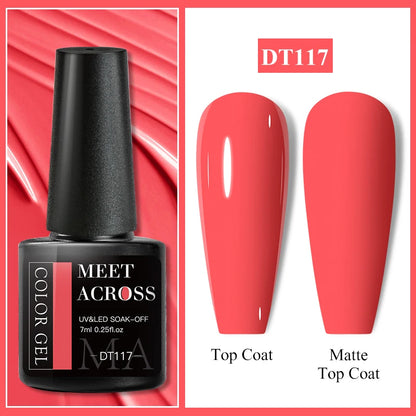 MEET ACROSS Matte Gel Polish