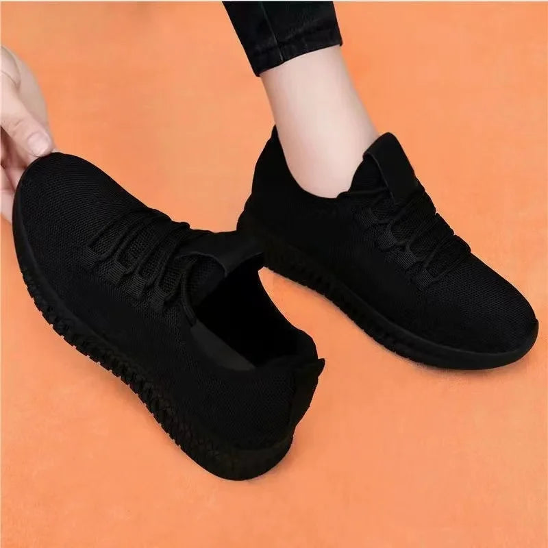 Breathable Platform Running Shoes