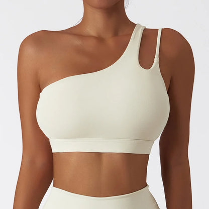 Cloud Hide One-Shoulder Bra