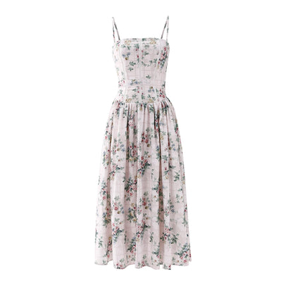 Printed Fit & Flare Dress