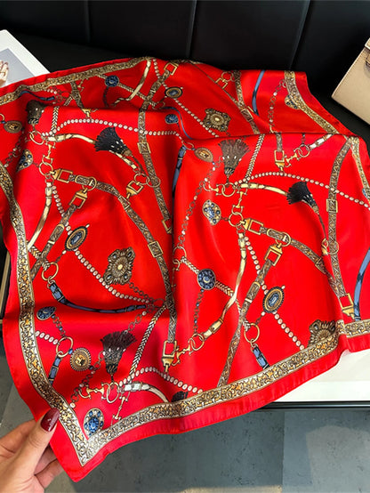 Printing Silk Square Kerchief Headbands