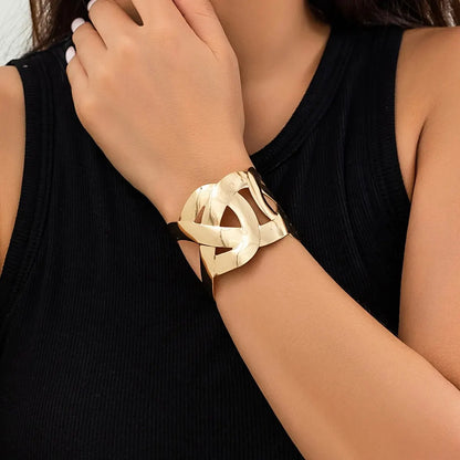 Vintage Geometric Cuff Bracelet