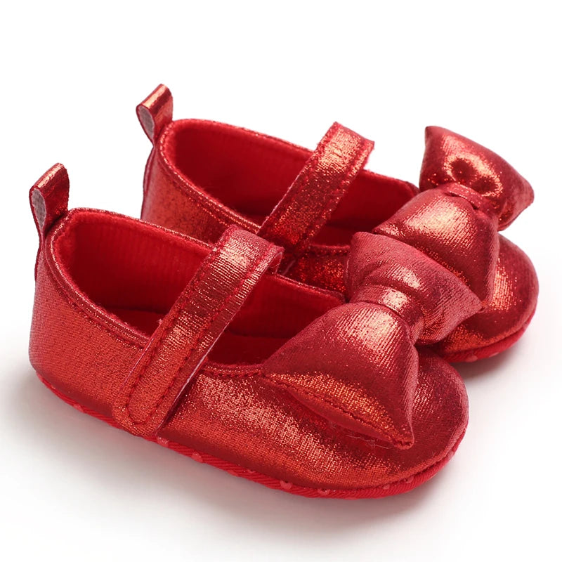 Red Fluffy Baby Princess Shoes