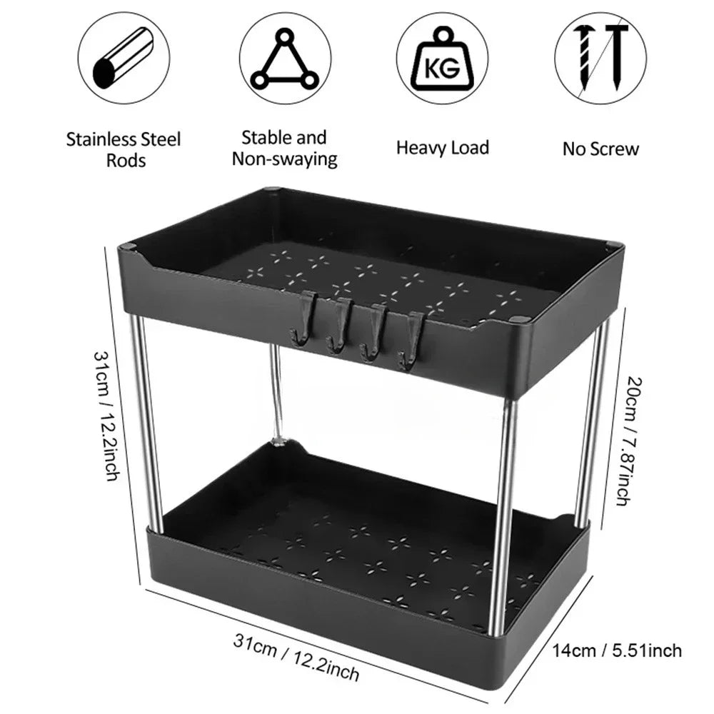 Abs Reusable Kitchen Organizer Under