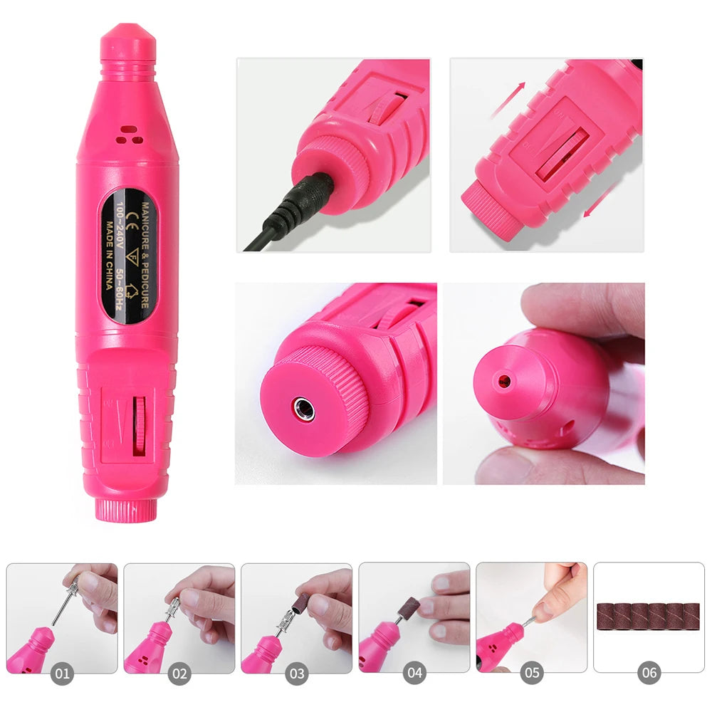 Electric Nail Drill Manicure Kit