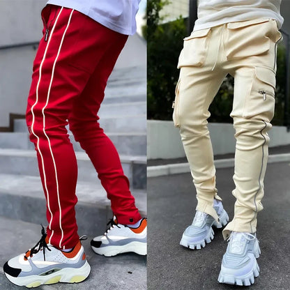 Workwear Elastic Multi Bag Reflective Trouser