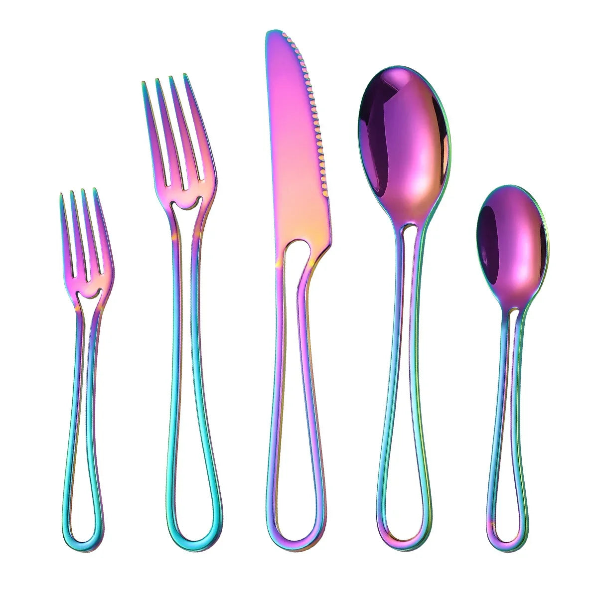 Metal Western Solid Dinnerware Set