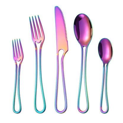 Metal Western Solid Dinnerware Set
