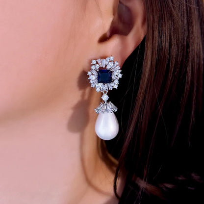 Square Drop Earrings