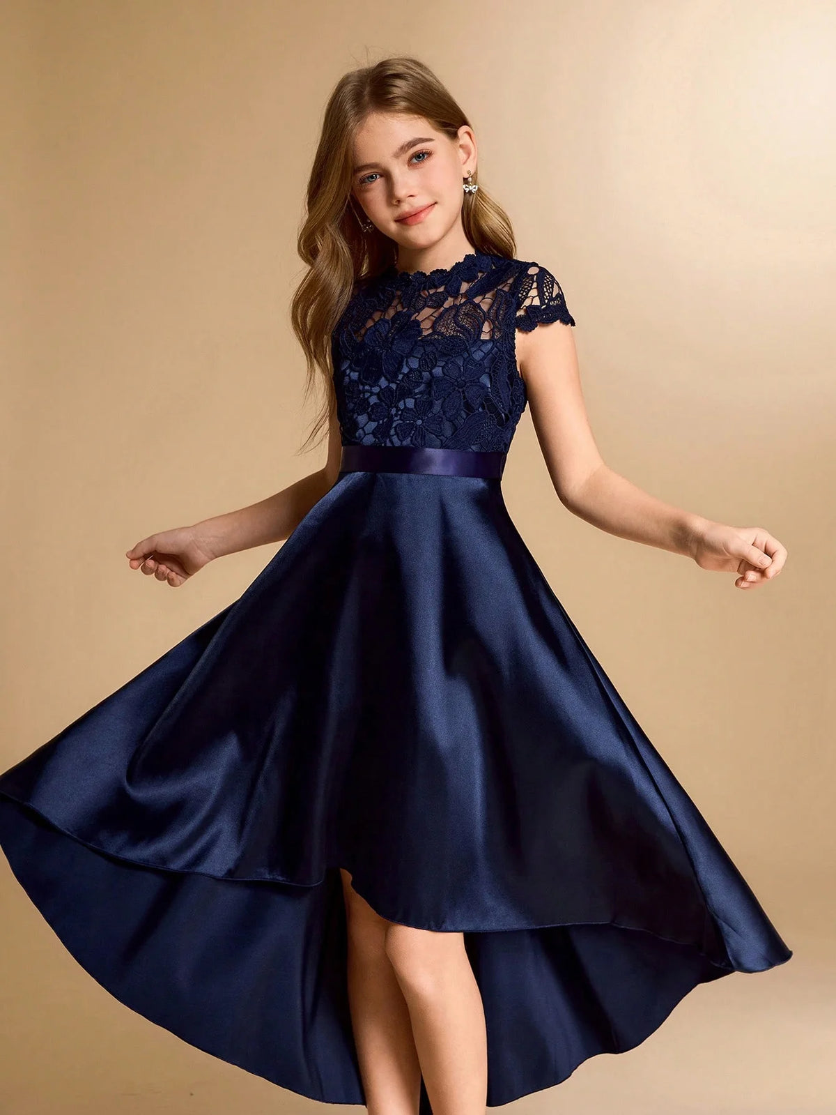 Lace A-Line Flower Girl Dress