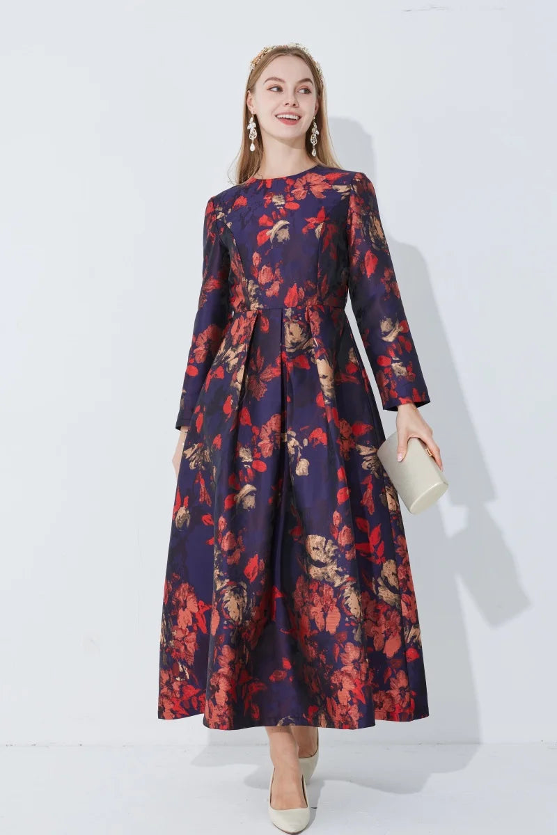 Floral Evening Gown