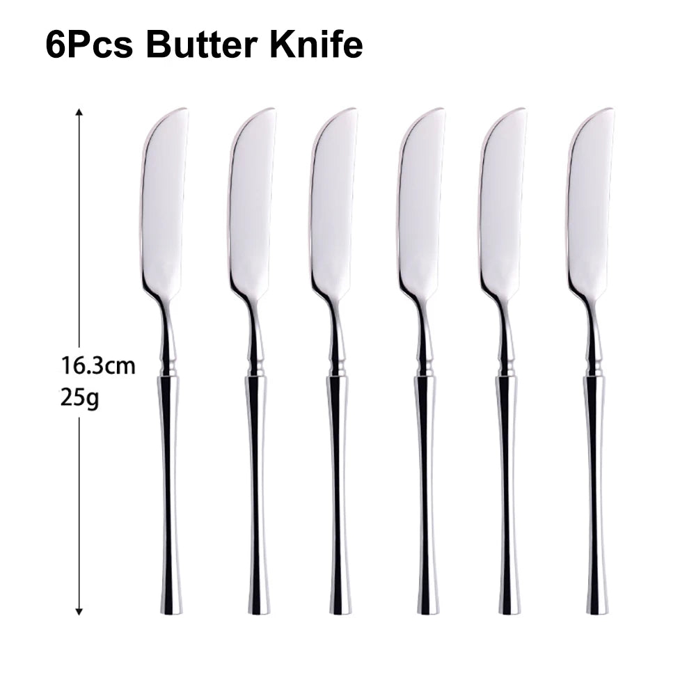 Metal Solid Color Spoon Set