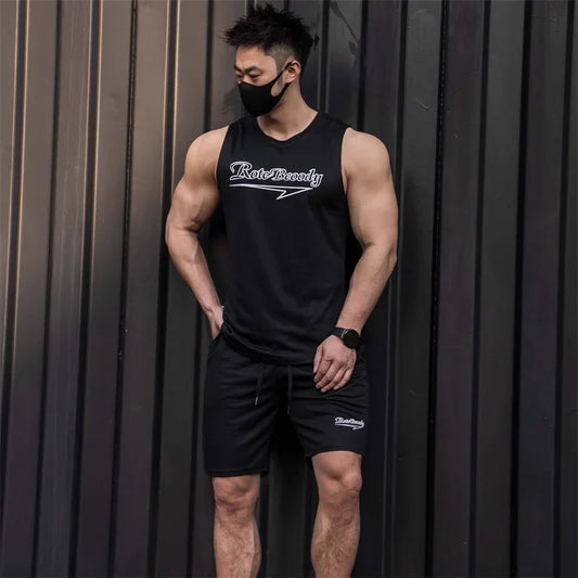 Quick-Dry Running Vest Shorts Set
