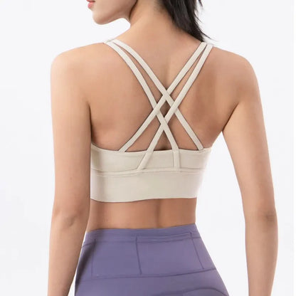 Racerback Nylon Sports Bra
