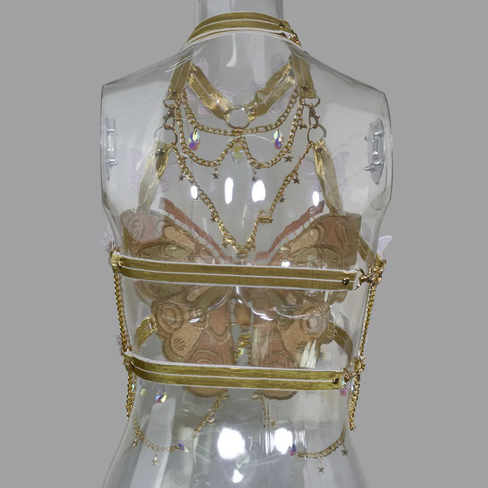 Butterfly Embroidered Top