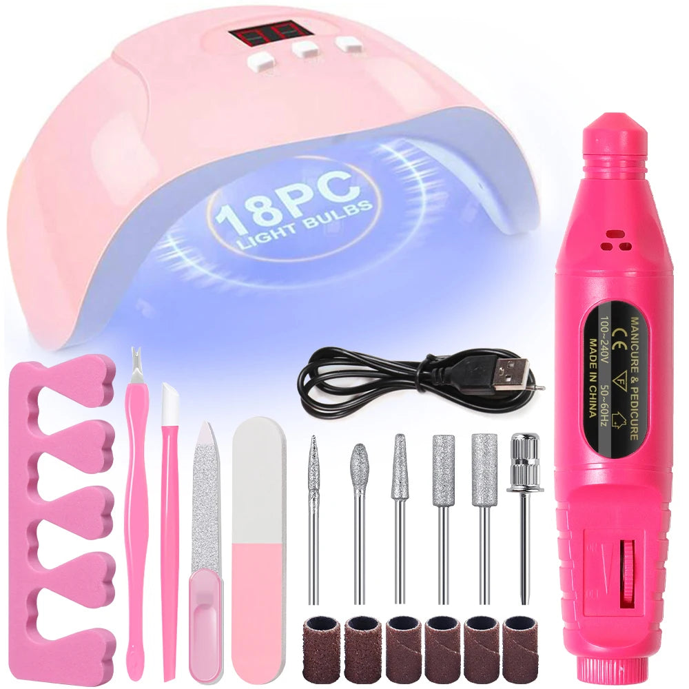 Electric Nail Drill Manicure Kit