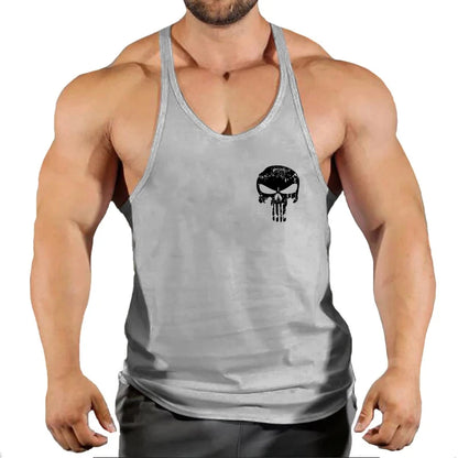 Muscular Stringer Bodybuilding Gym Vest