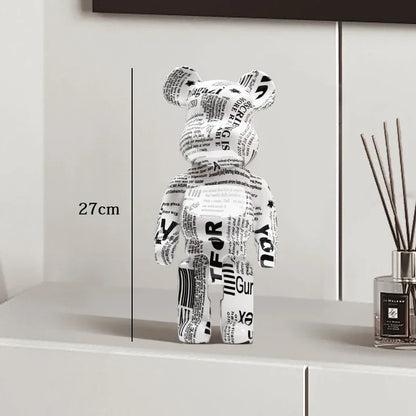 Graffiti Bear Statue