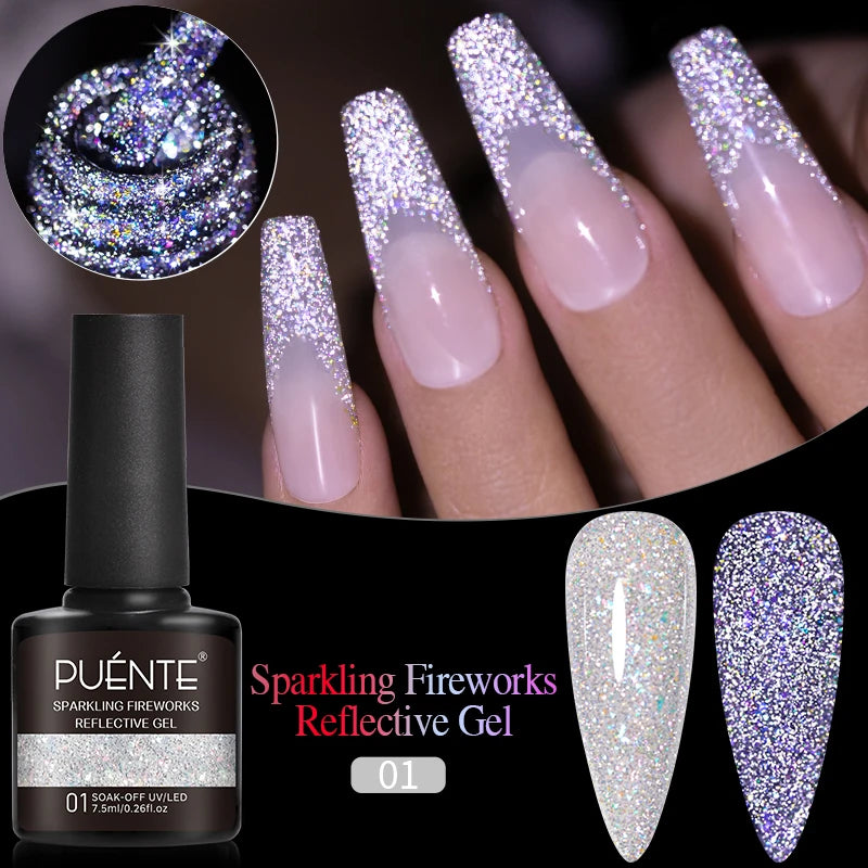 PUENTE Glitter Poly Nail Gel