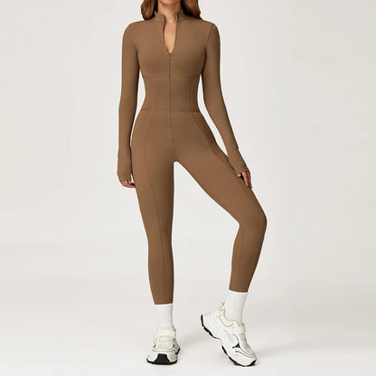 Women’s Fleece-Lined Full-Zip Jumpsuit