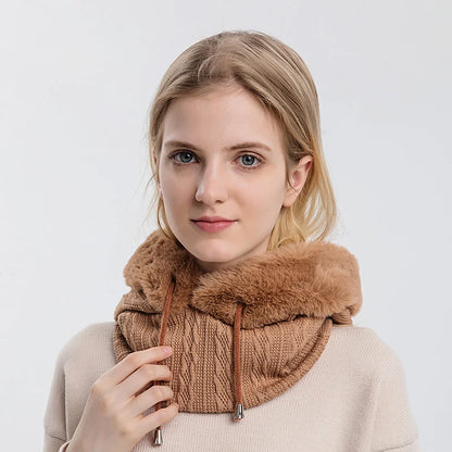 Knitted Windproof Ski Cap