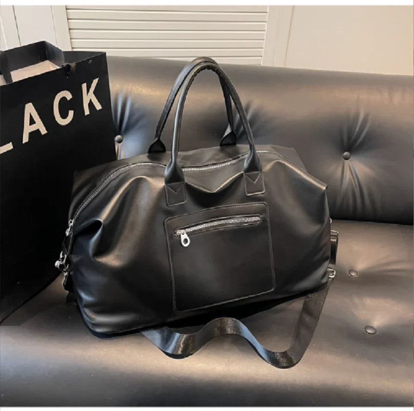 Large PU Leather Travel Tote