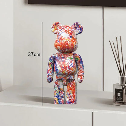 Graffiti Bear Statue