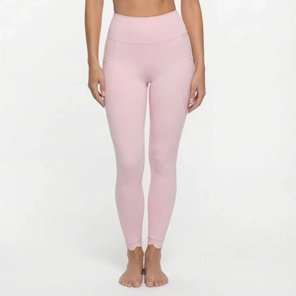 Lace Cross-Gather Yoga Vest