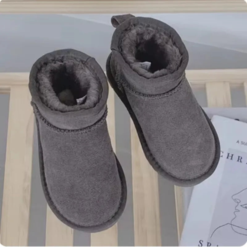 Plush-Lined Ankle Boots