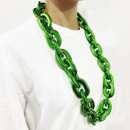 Wide Chunky Chain Necklace