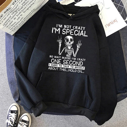 Skeleton Peace Sign Hoodie