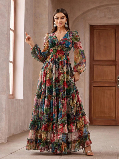 Printed Maxi Dress