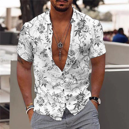 Streetwear Print Casual Shirt